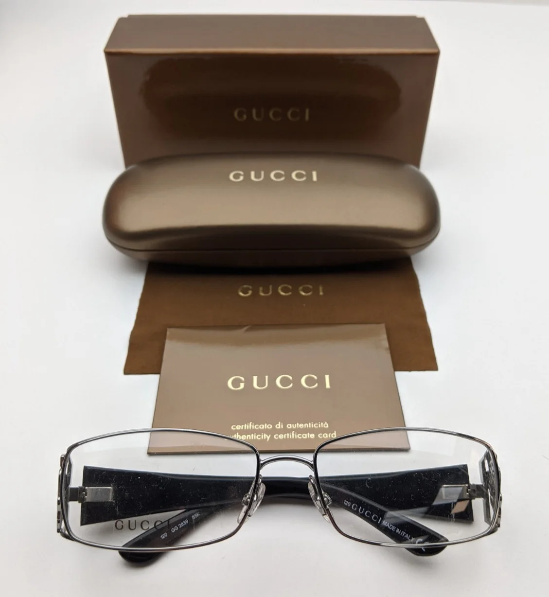 🕶️Made in Italy! Gucci GG2837 UCN Eyeglasses 55/15 130 | EUT428🕶️ 3
